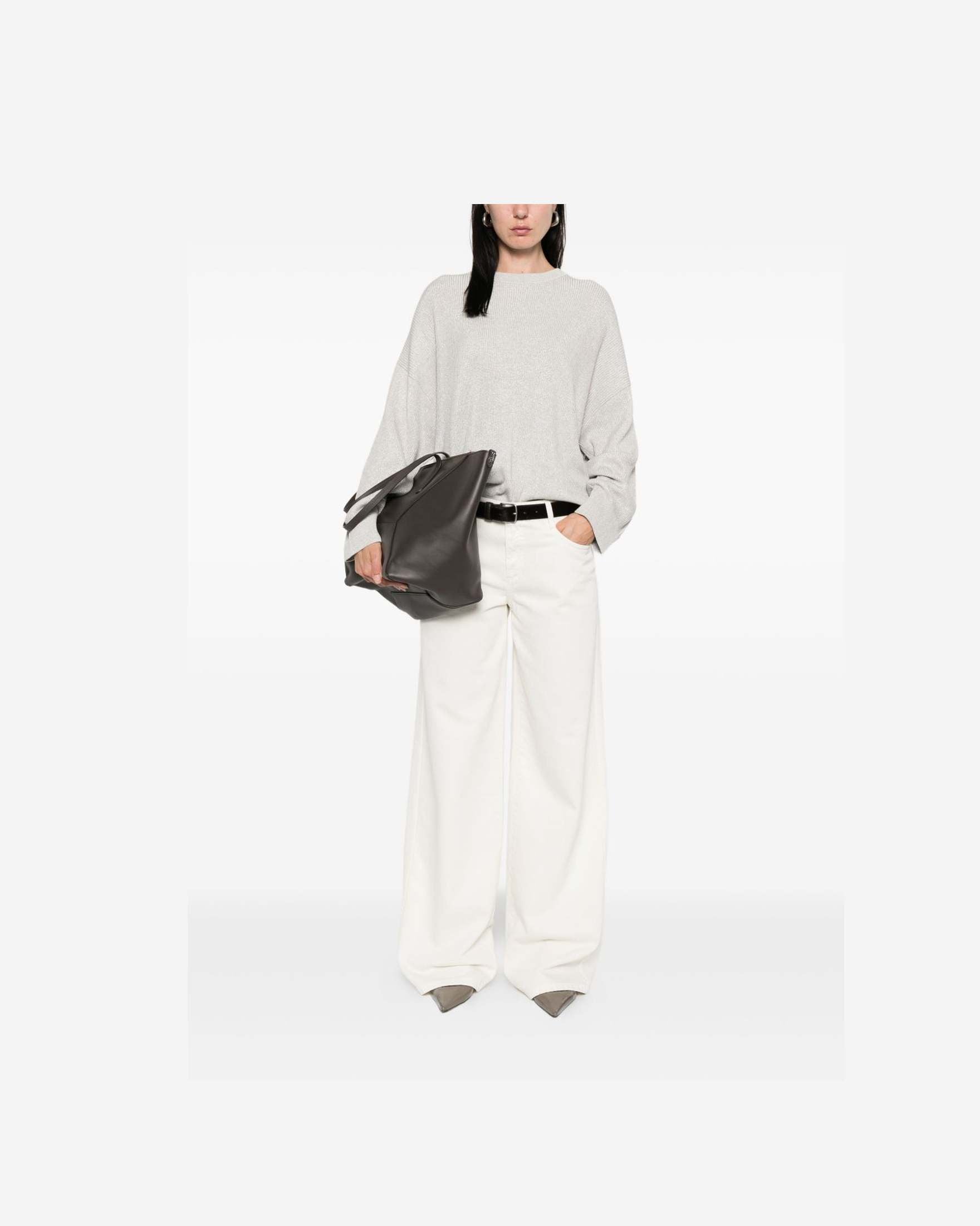 Brunello Cucinelli Grey Sweater Glam Steals