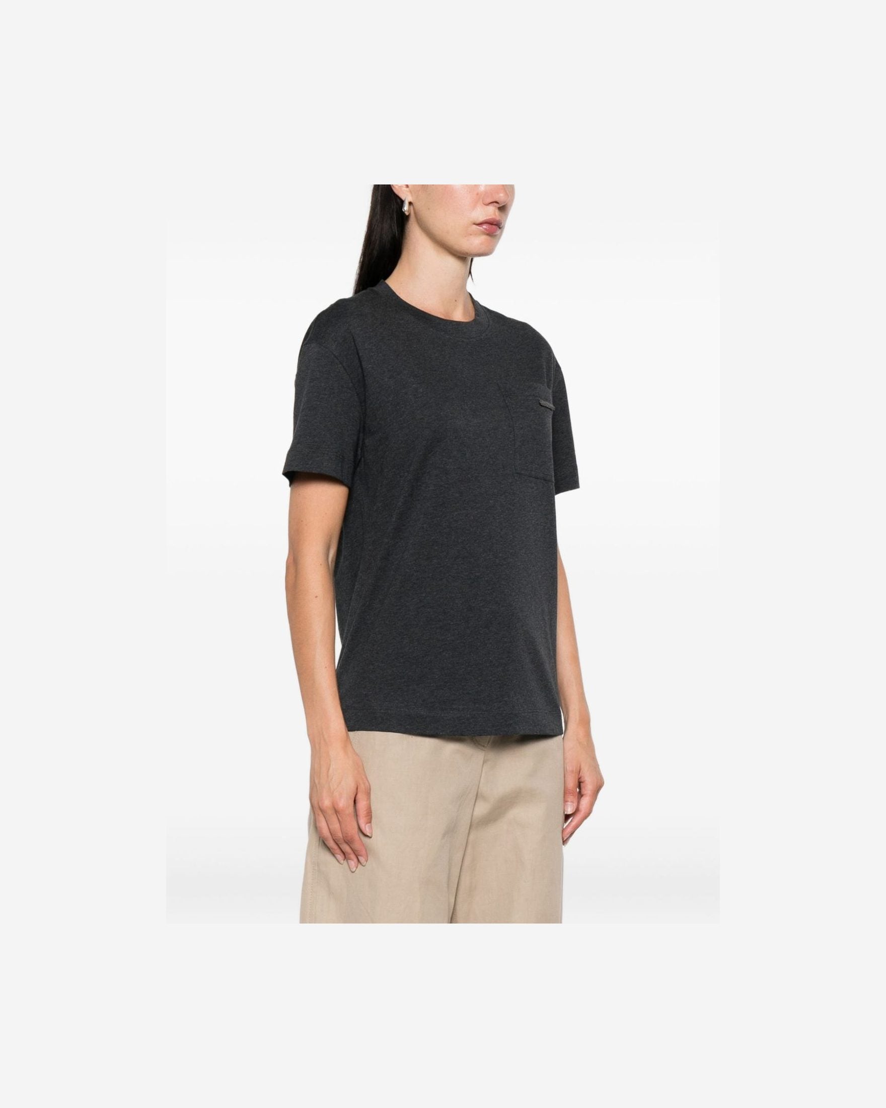 Brunello Cucinelli Grey T-shirt and Polo Glam Steals