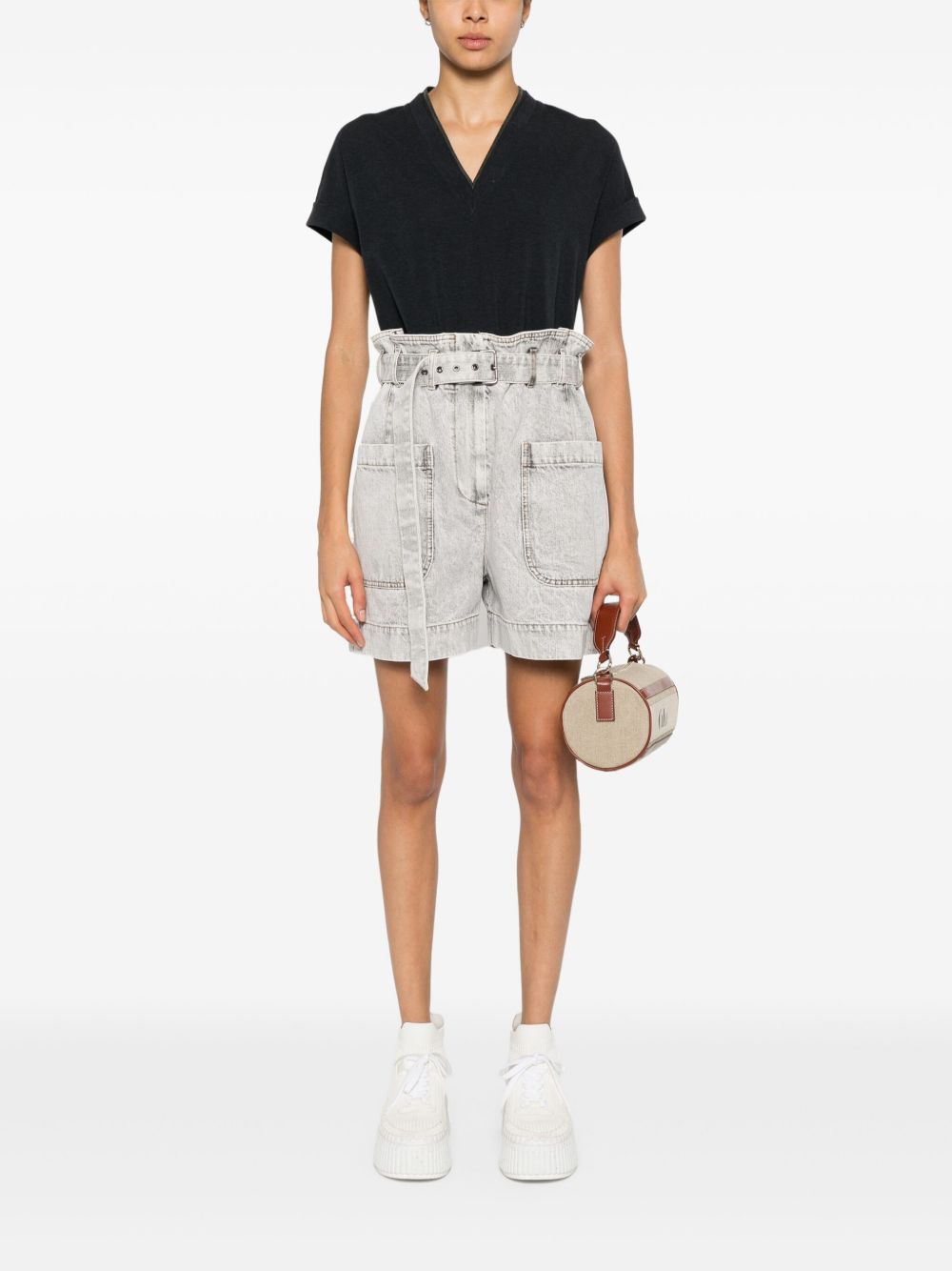 Brunello Cucinelli Grey T-Shirt And Polo Glam Steals