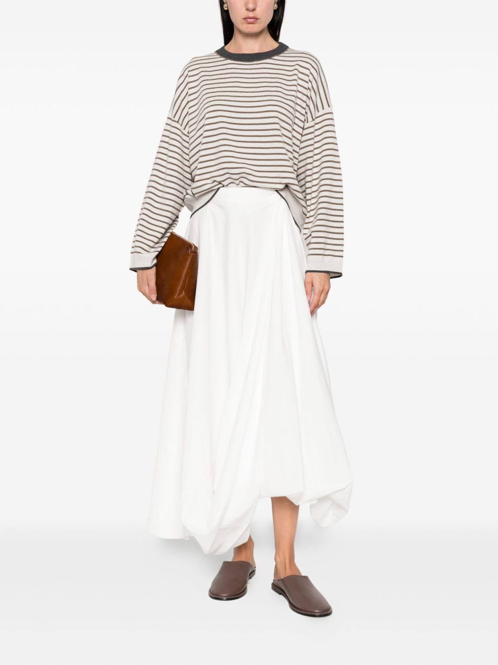 Brunello Cucinelli Ivory Sweater Glam Steals