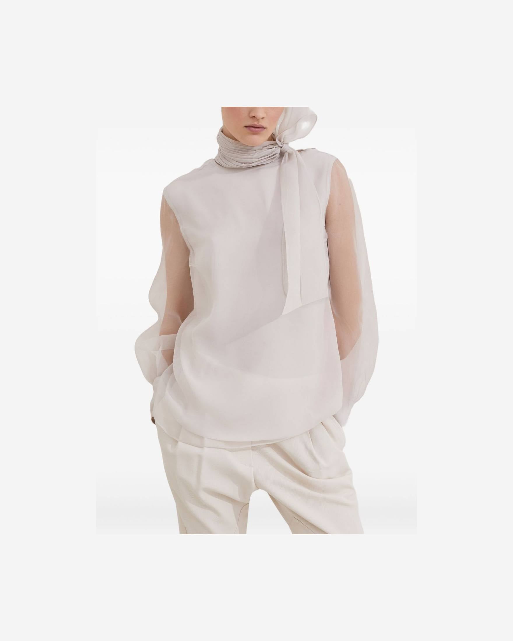 Brunello Cucinelli Ivory Top Glam Steals