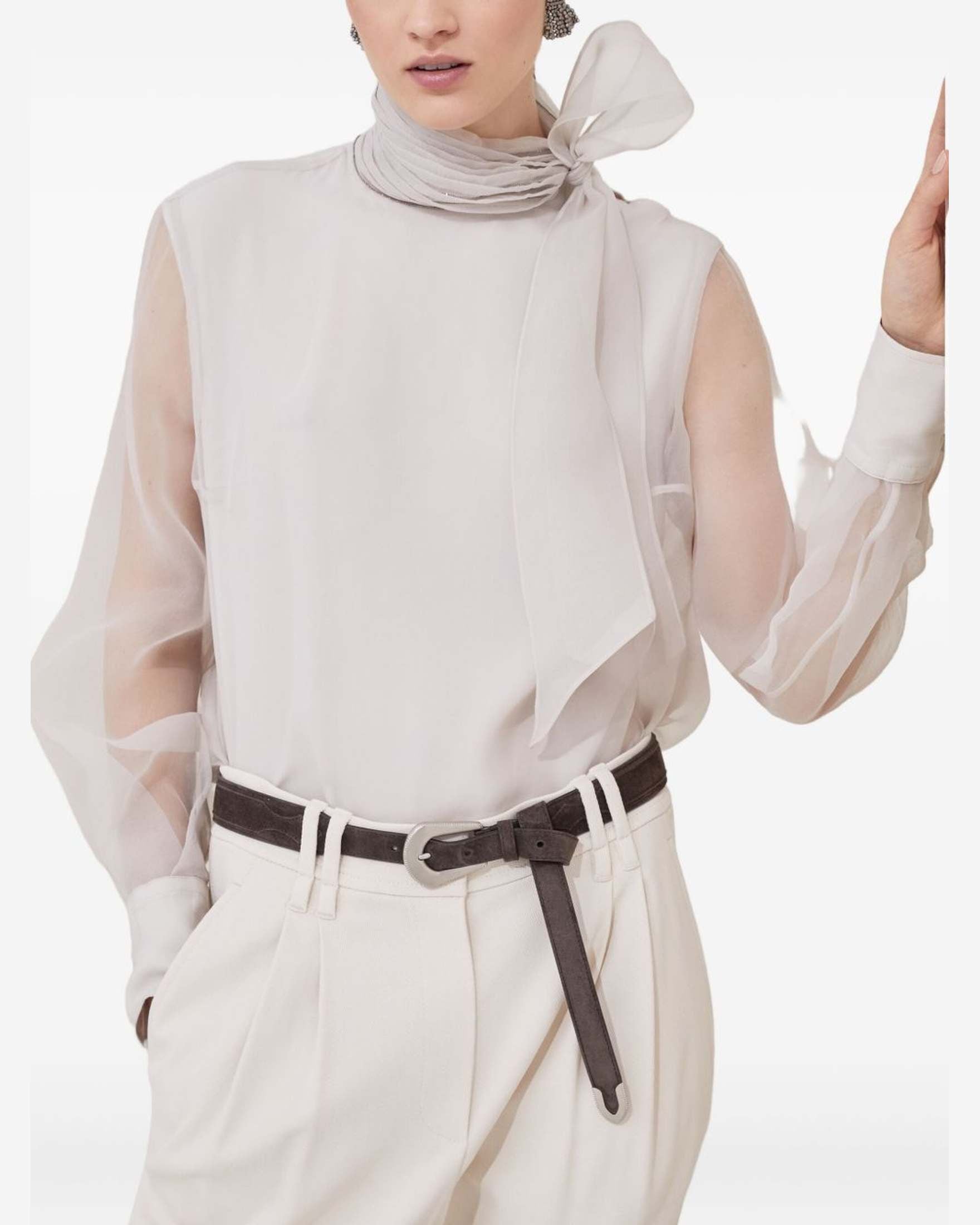 Brunello Cucinelli Ivory Top Glam Steals