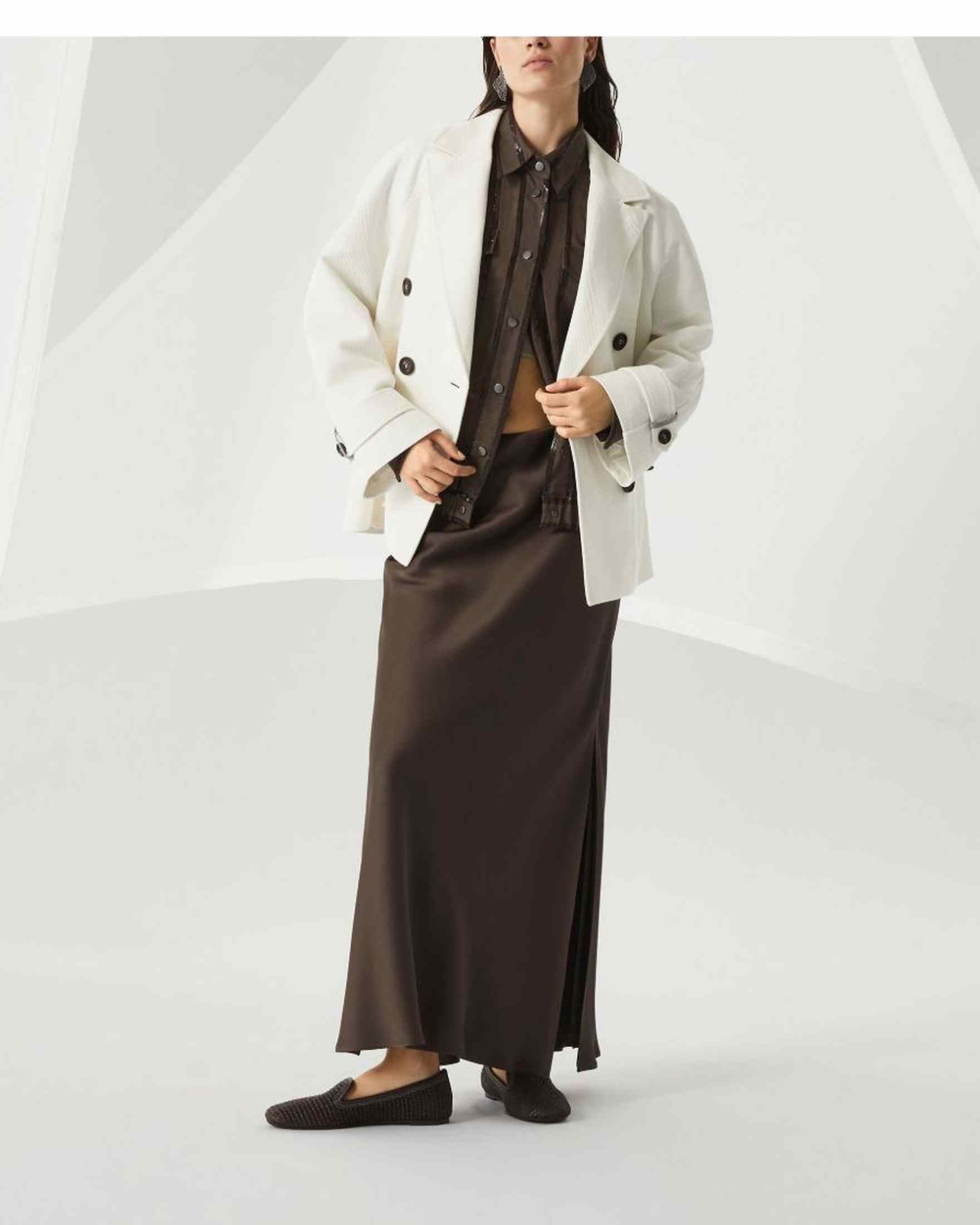 Brunello Cucinelli Jacket Cream Glam Steals