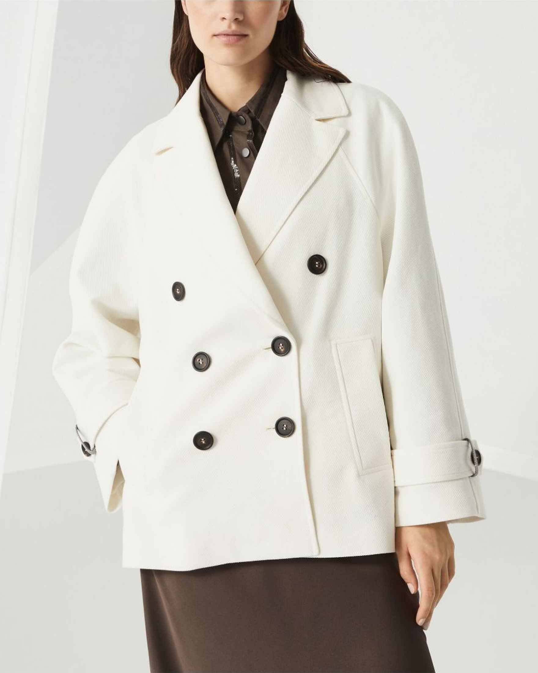 Brunello Cucinelli Jacket Cream Glam Steals