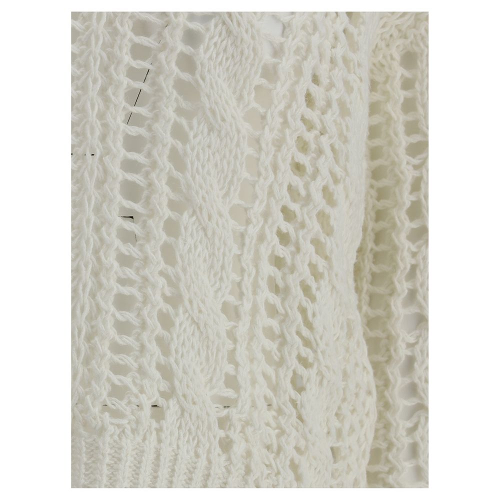 Brunello Cucinelli Lace Knit Sweater