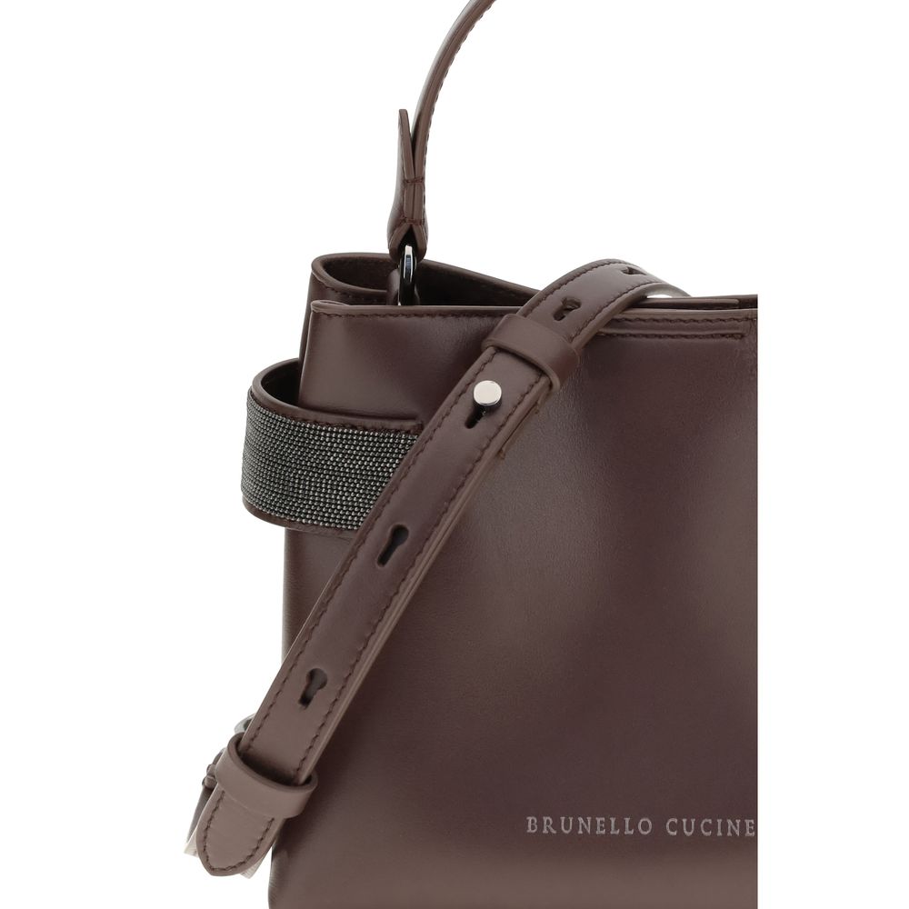 Brunello Cucinelli Leather Handbag Glam Steals
