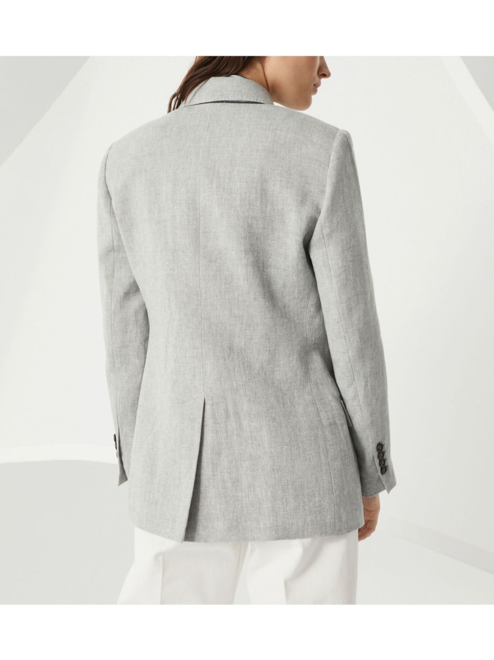 Brunello Cucinelli Light Grey Jacket Glam Steals