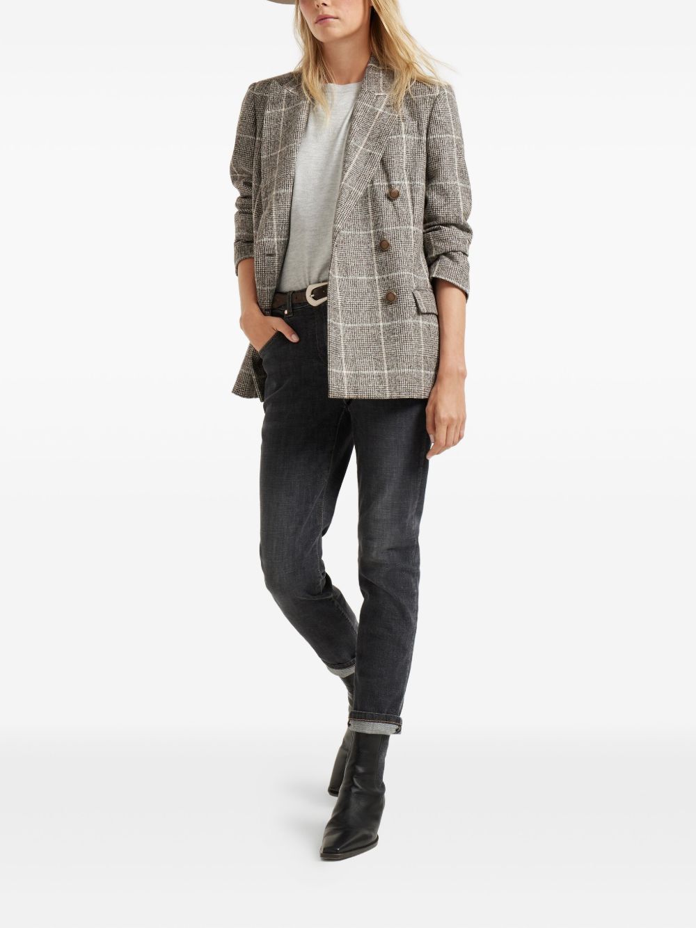 Brunello Cucinelli Light Grey T-shirt and Polo Glam Steals