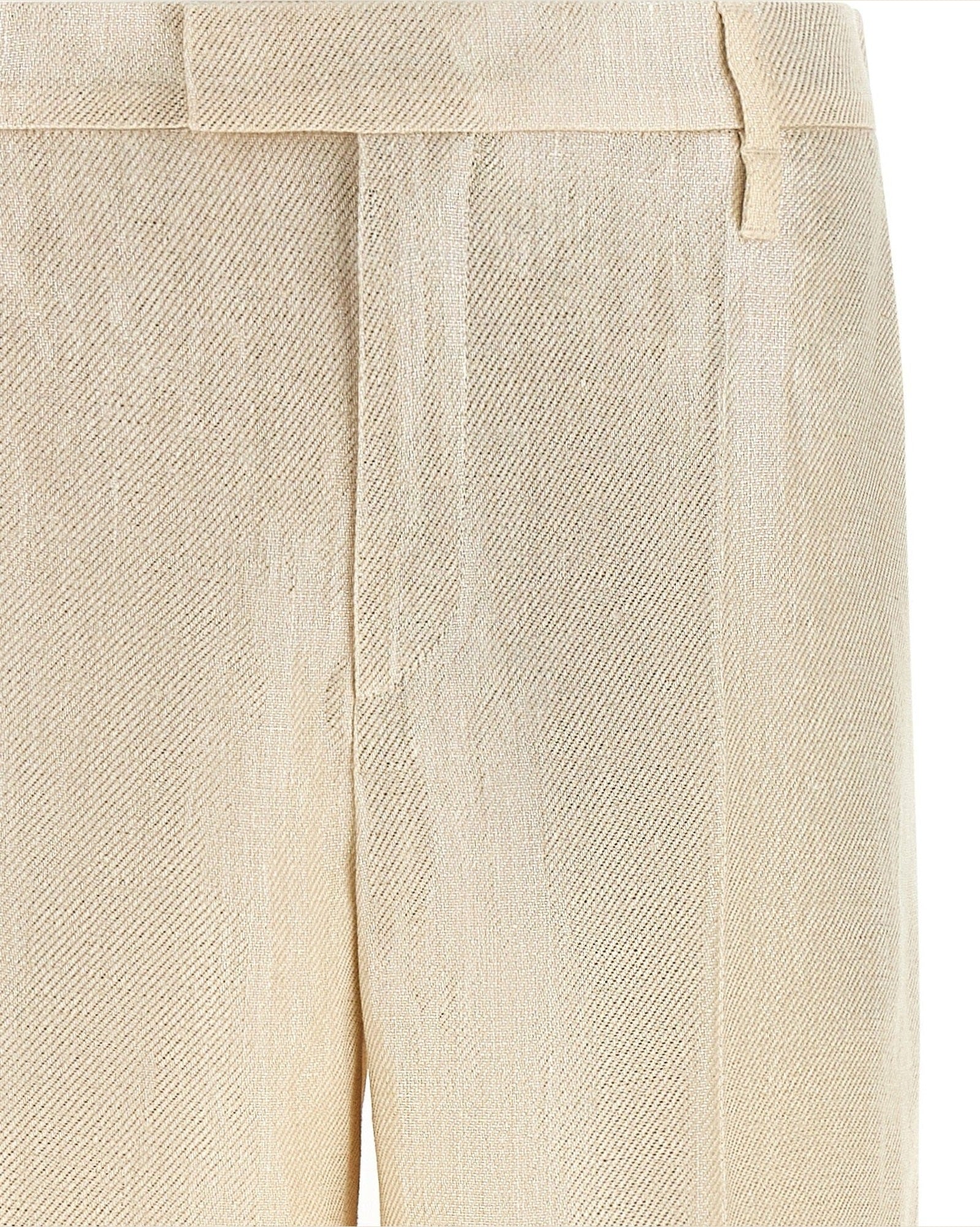 Brunello Cucinelli Linen Lamé Pant Glam Steals