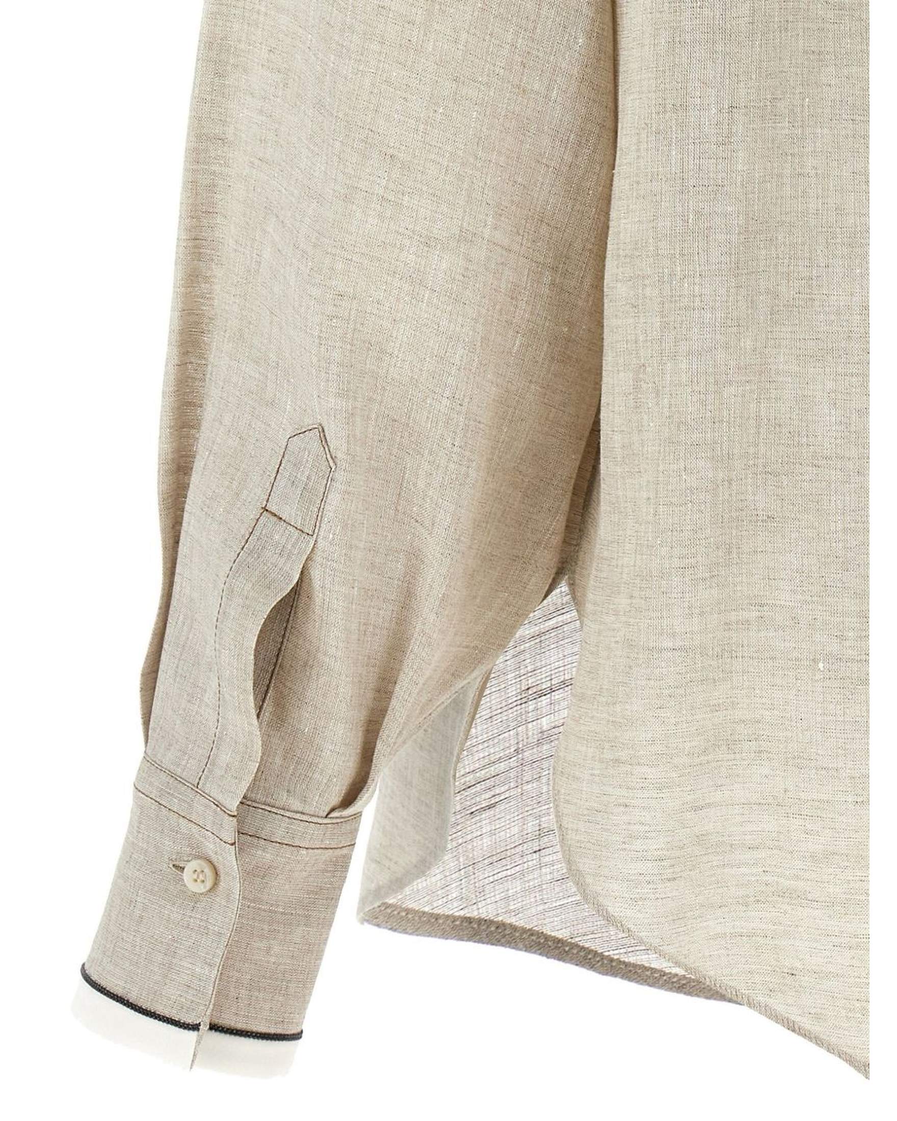 Brunello Cucinelli Linen Shirt Glam Steals