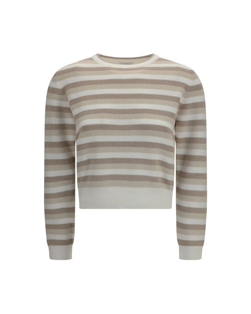 Brunello Cucinelli Multicolor Cotton Sweatshirt