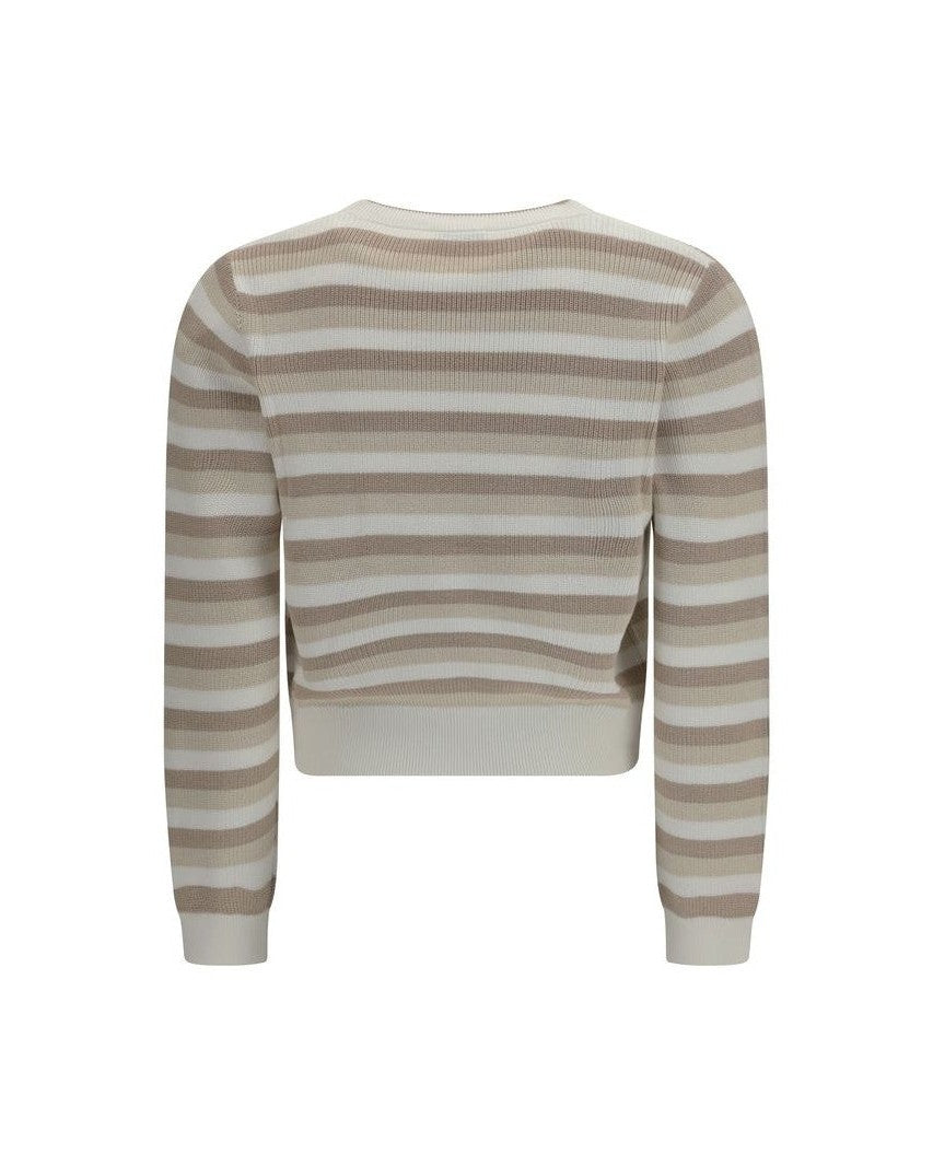 Brunello Cucinelli Multicolor Cotton Sweatshirt