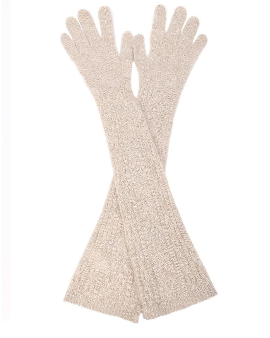 Brunello Cucinelli Natural Fabric Gloves