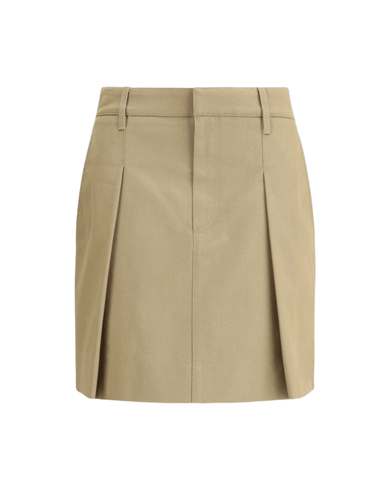 Brunello Cucinelli Pleated cotton short Skirt Glam Steals