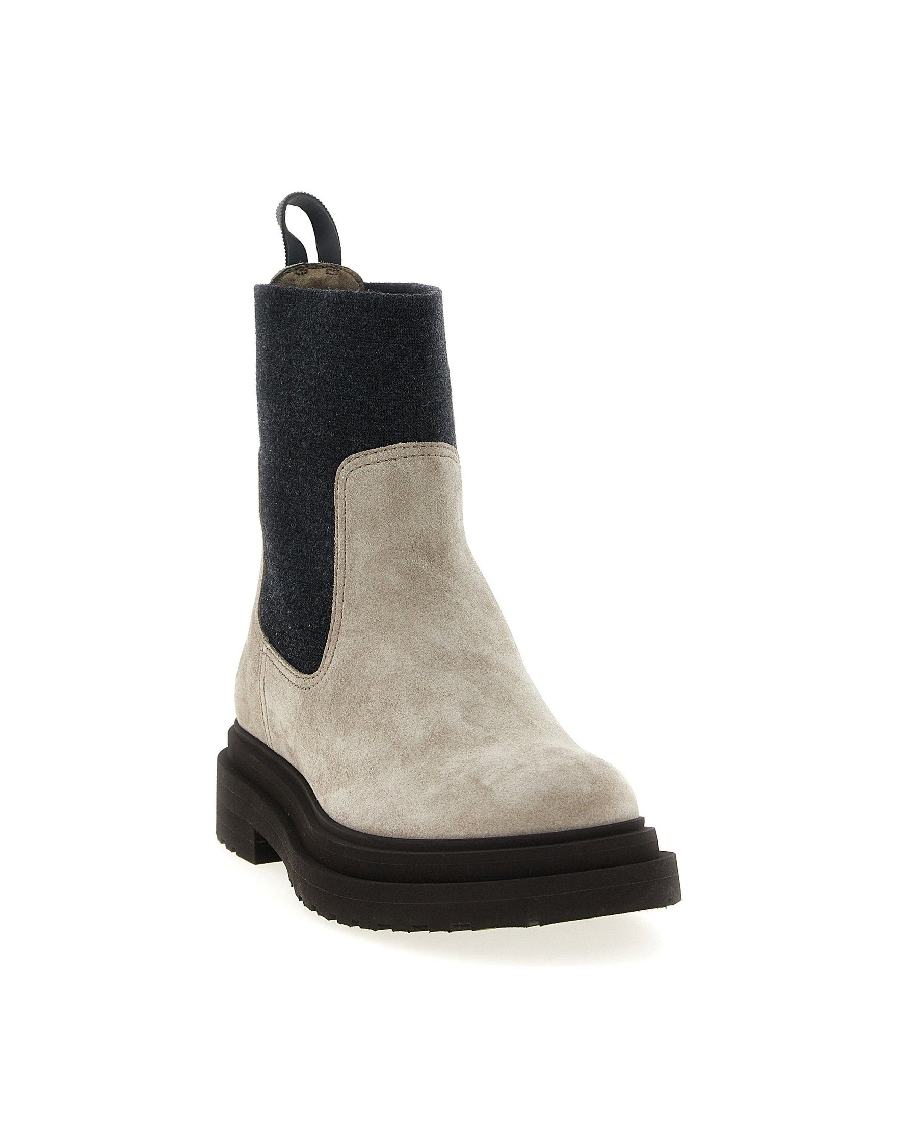Brunello Cucinelli Precious Loop Detail Ankle Boots Boots