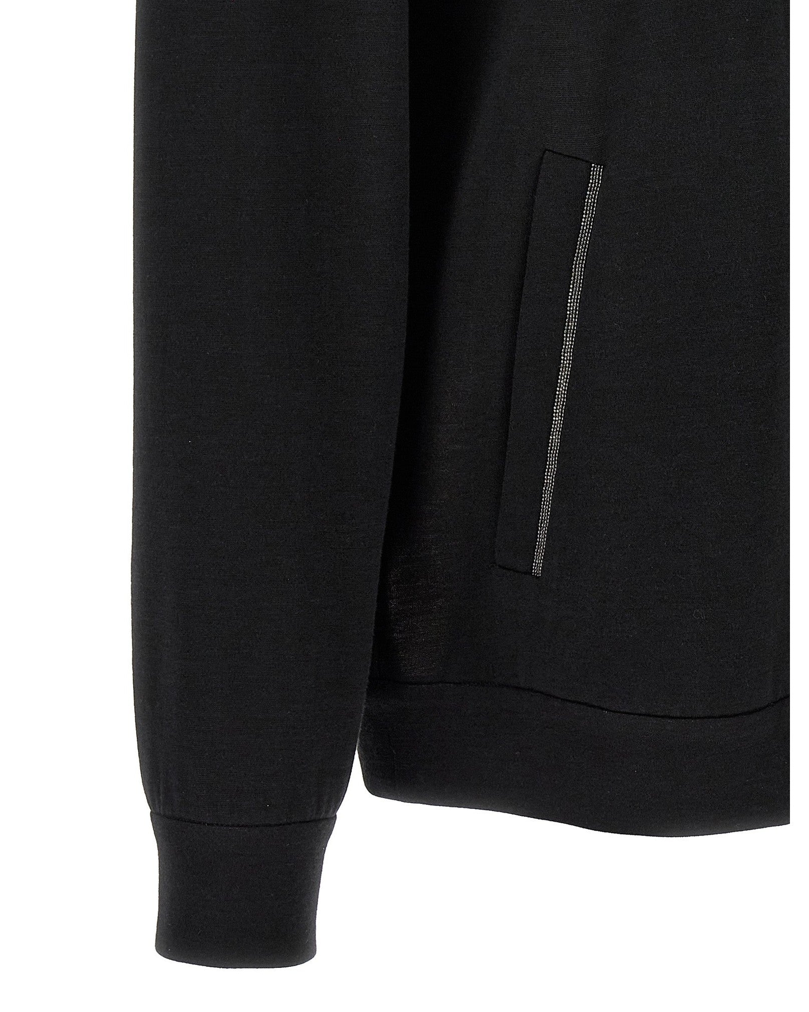 Brunello Cucinelli Precious Zipper Pull Hoodie Glam Steals