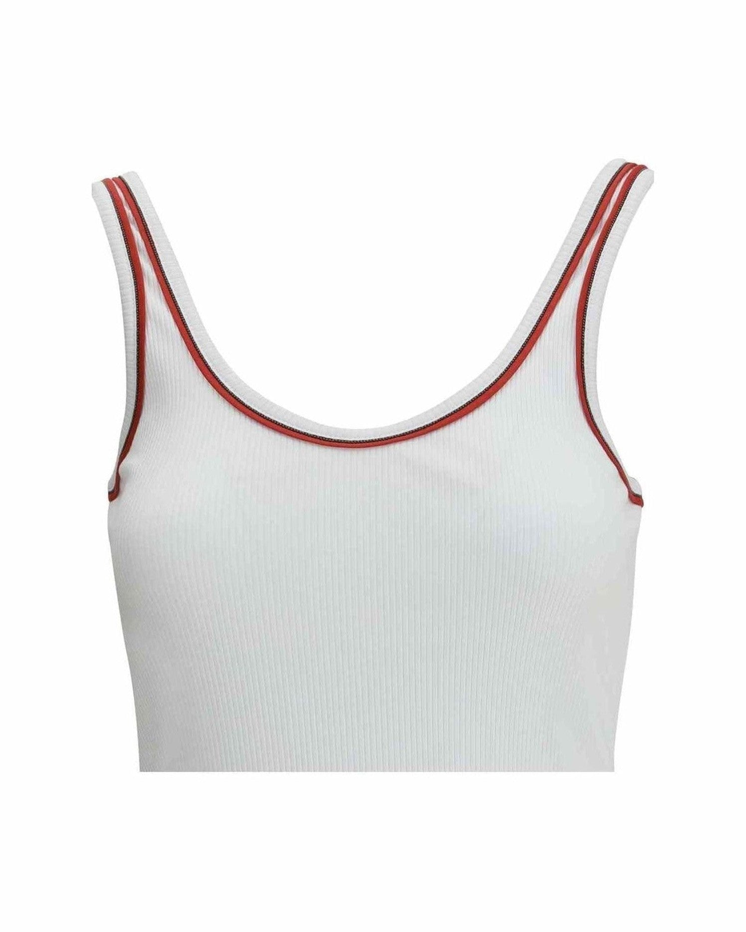 Brunello Cucinelli Ribbed Design Top Glam Steals