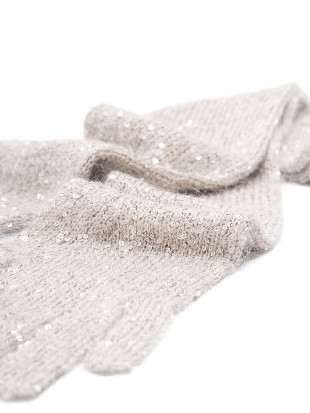 Brunello Cucinelli Sequin Embellished Long Gloves Glam Steals