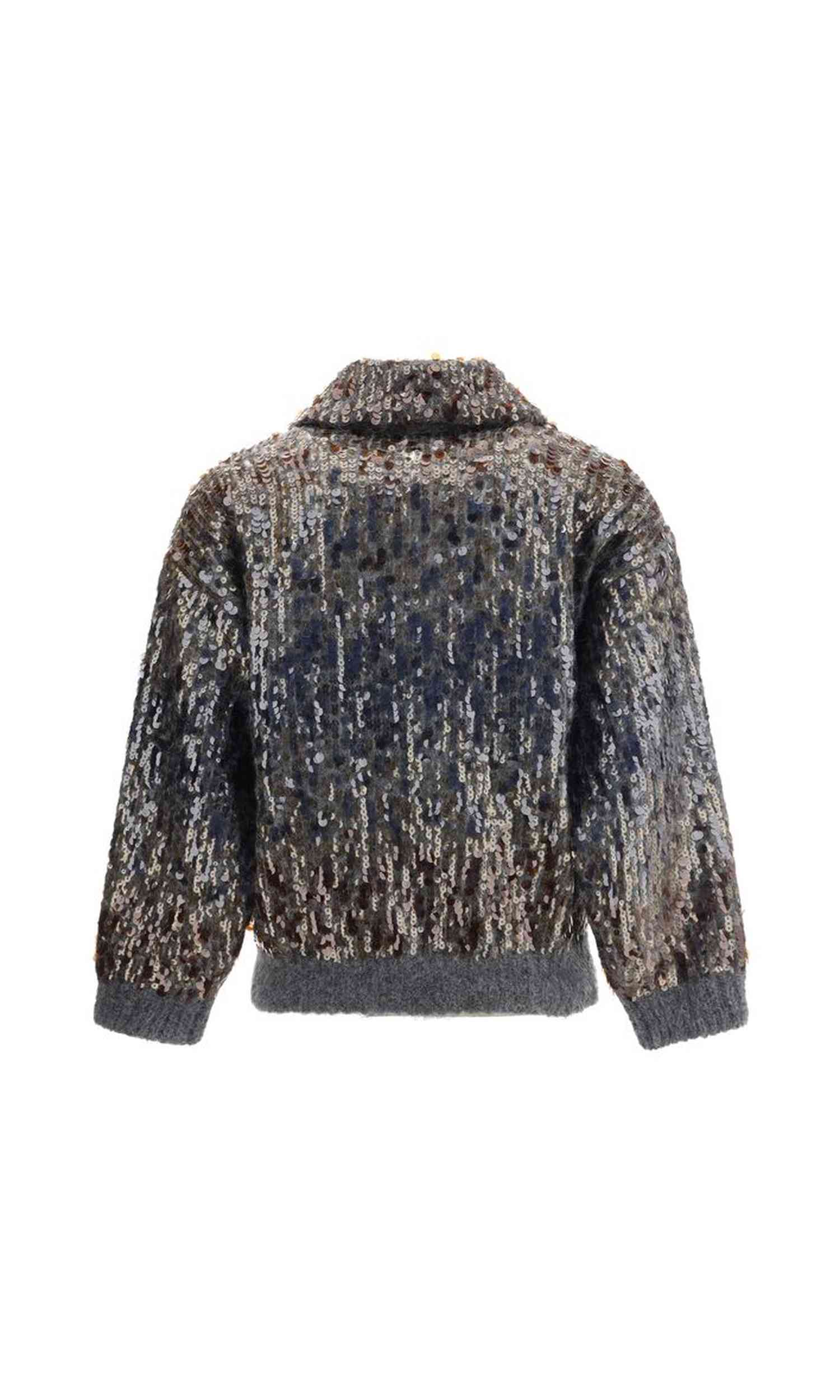 Brunello Cucinelli Sequined Cardigan Glam Steals