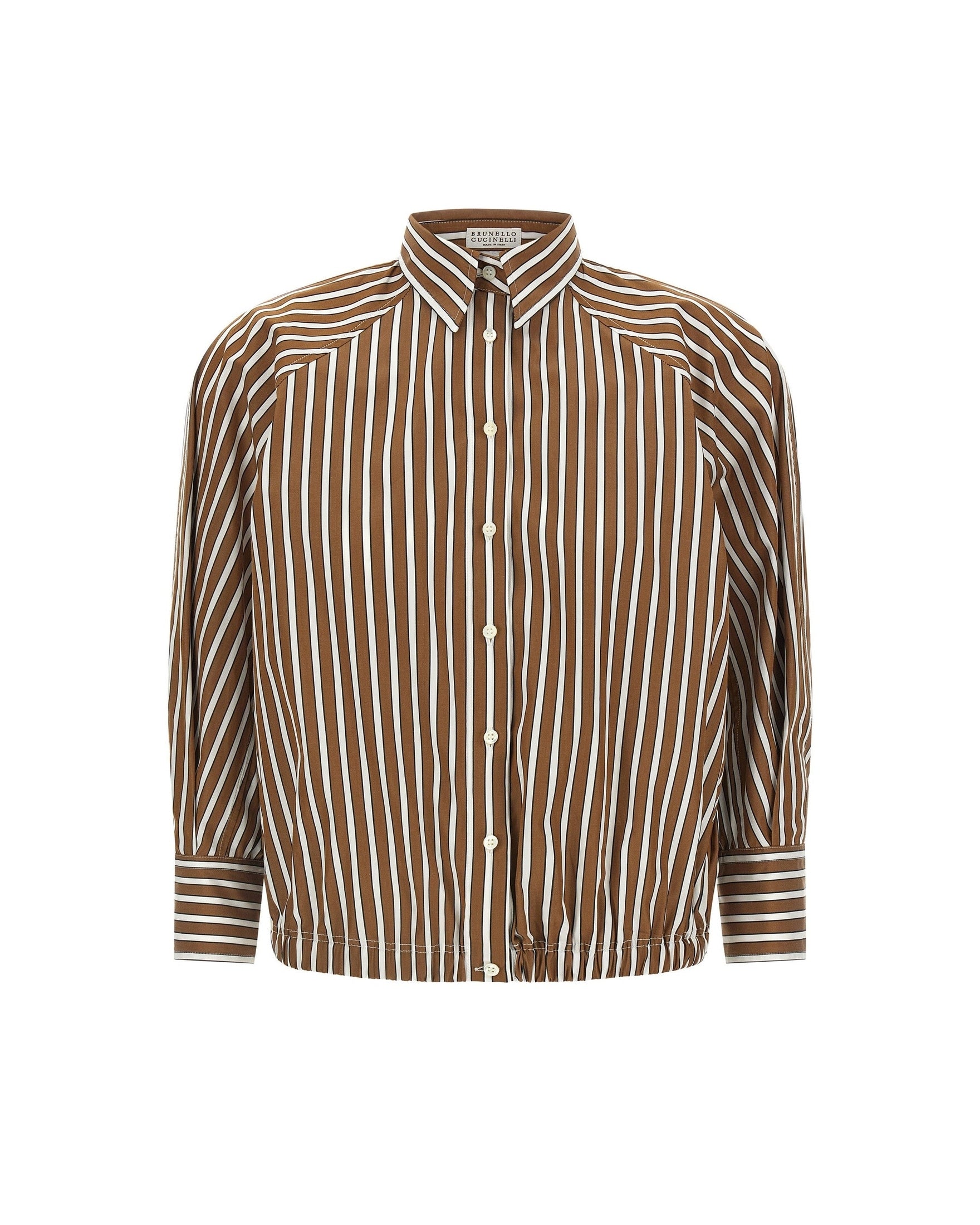 Brunello Cucinelli Shadow Striped Shirt Glam Steals