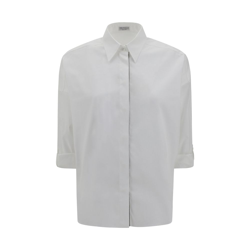 Brunello Cucinelli Shiny Monili Shirt Glam Steals