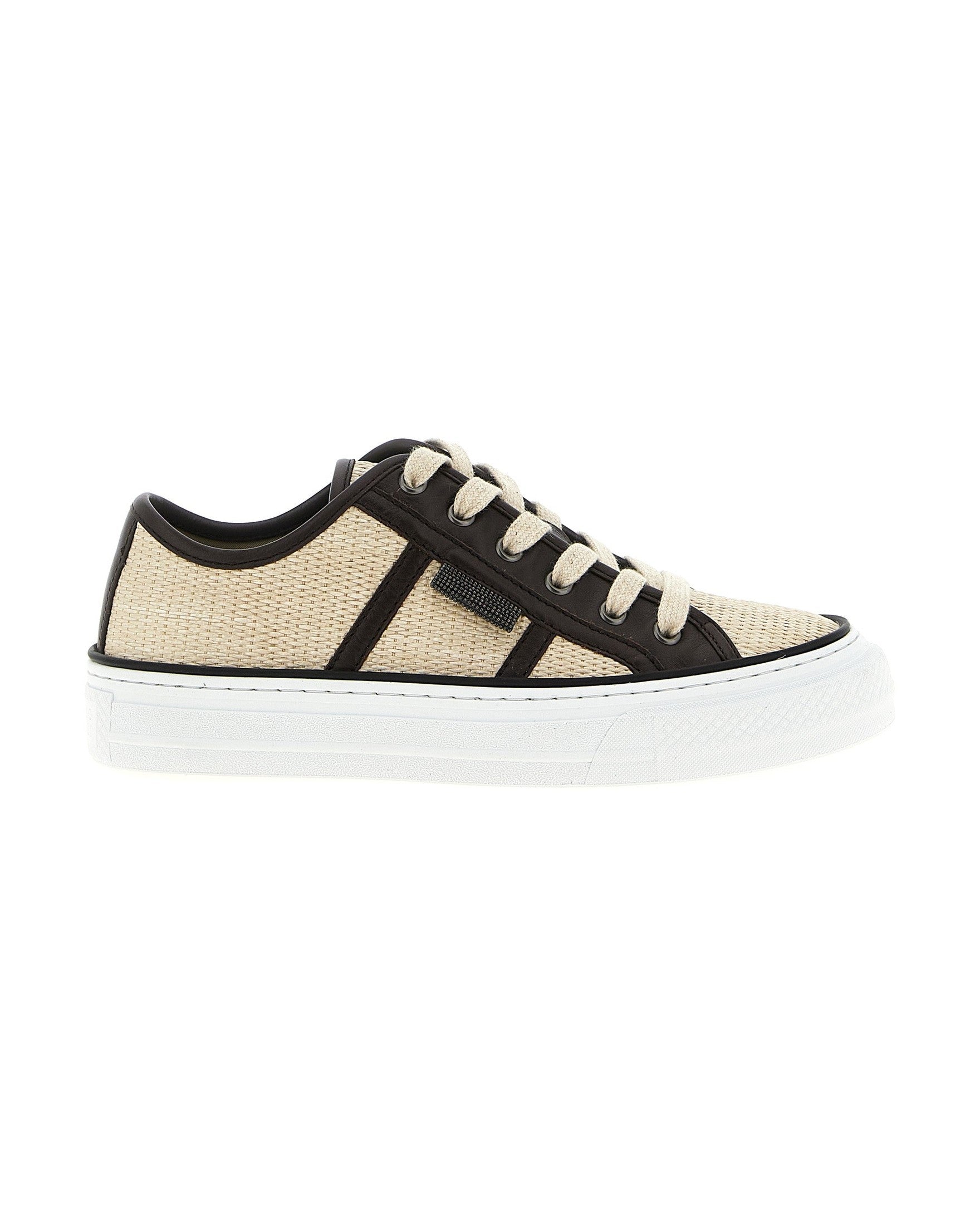 Brunello Cucinelli Shiny Tab Sneakers Glam Steals