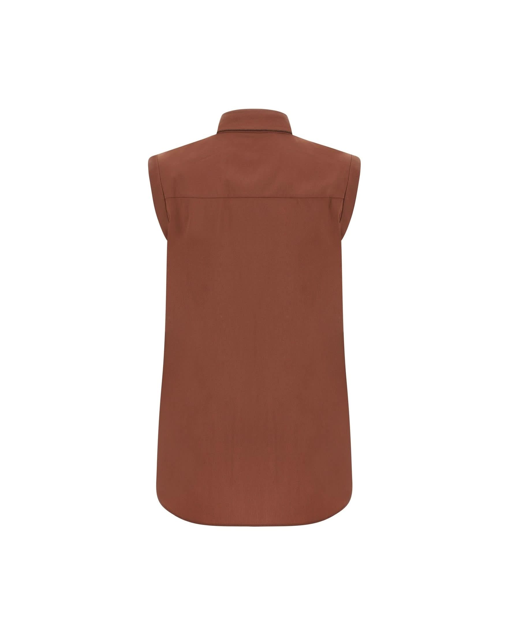 Brunello Cucinelli Shiny Trim Shirt Glam Steals