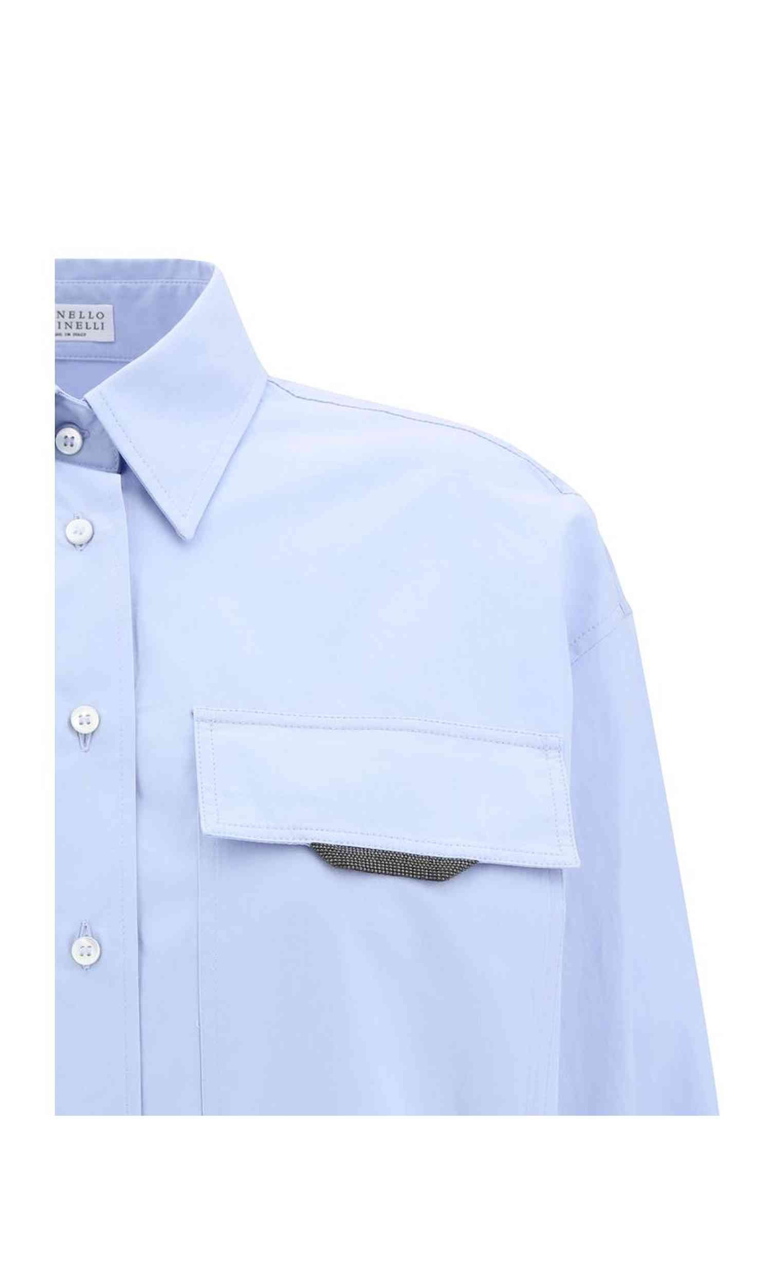 Brunello Cucinelli Shirt With Iconic Jewelry Detail Glam Steals