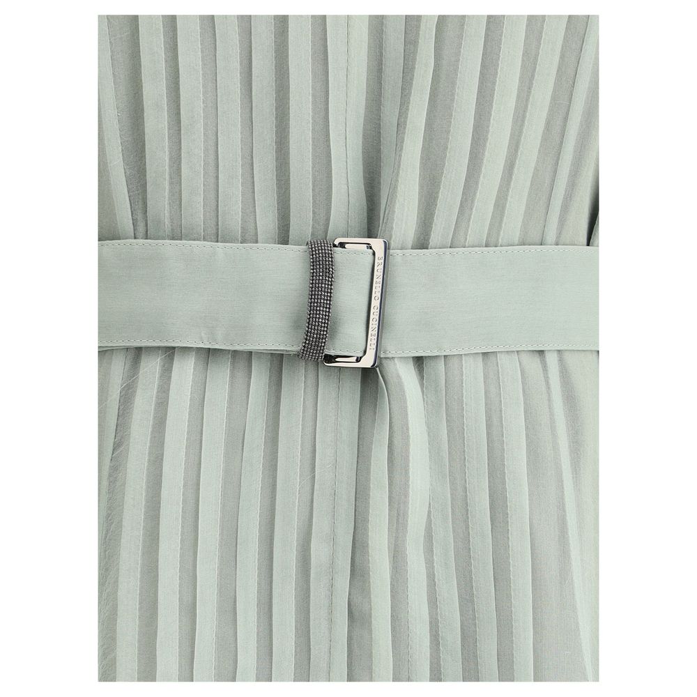 Brunello Cucinelli Silk Long Dress Glam Steals