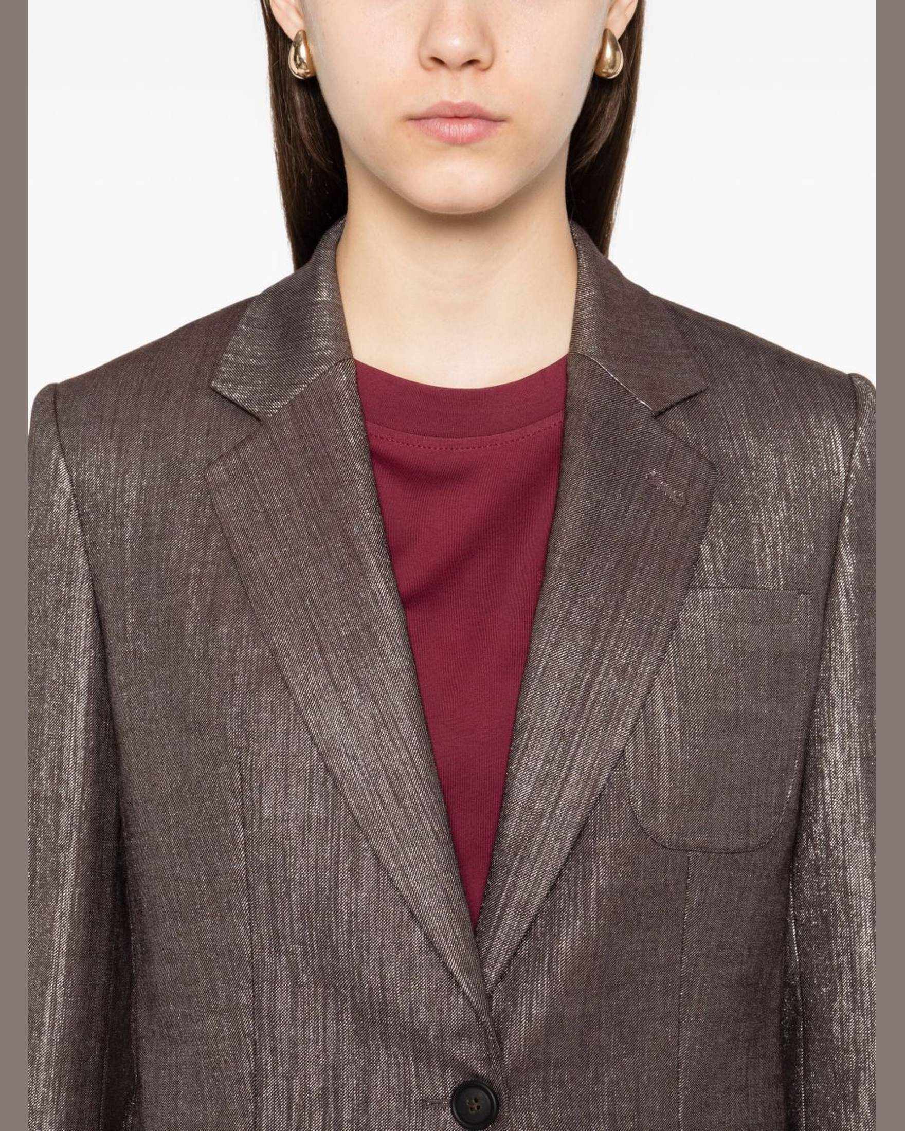 Brunello Cucinelli Silver Jacket Glam Steals