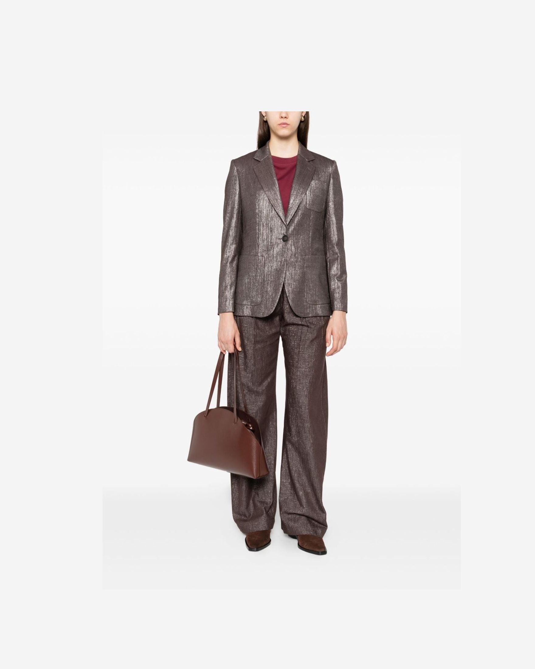Brunello Cucinelli Silver Jacket Glam Steals
