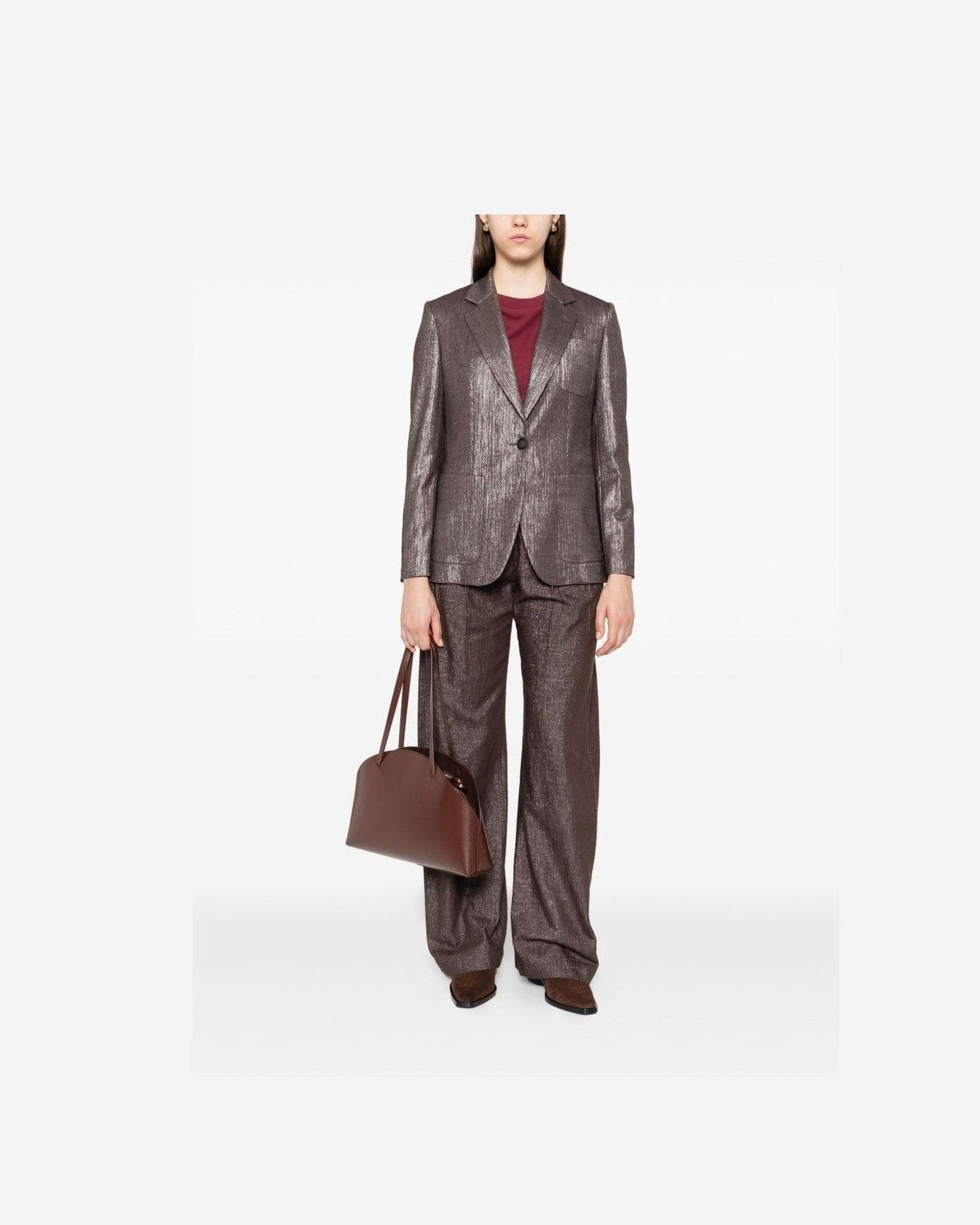 Brunello Cucinelli Silver Jacket Glam Steals