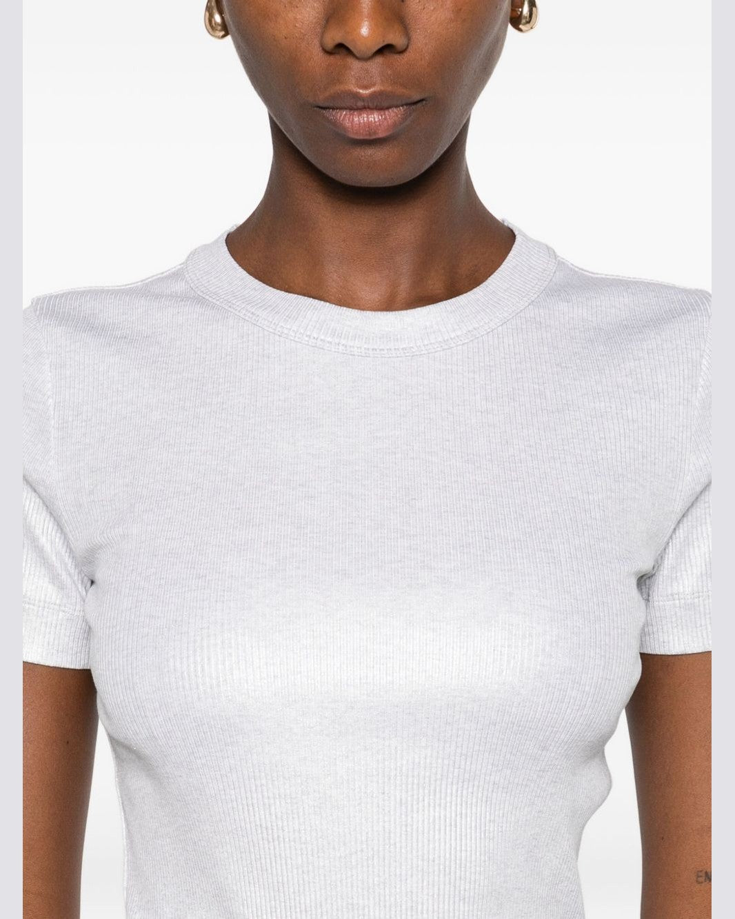 Brunello Cucinelli Silver T-shirt Glam Steals