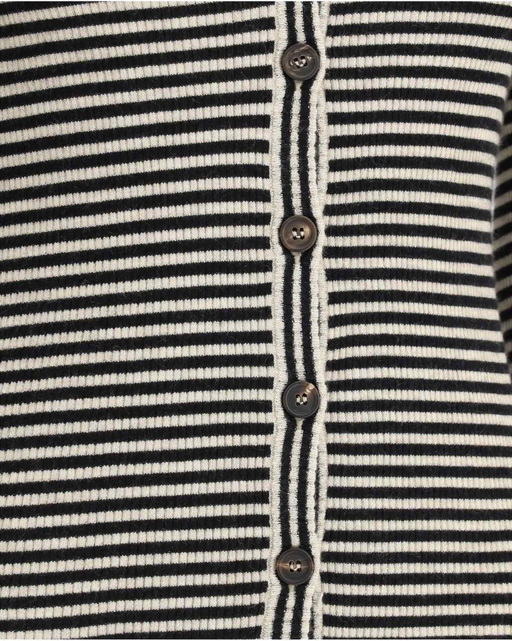 Brunello Cucinelli Striped Cardigan Glam Steals
