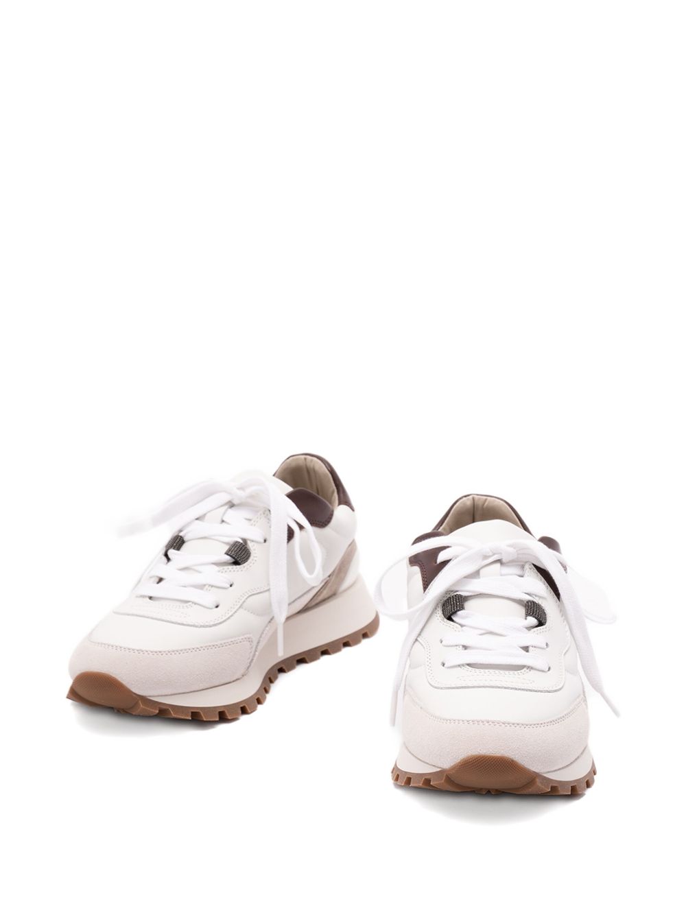 Brunello Cucinelli Suede Calfskin Runners Glam Steals