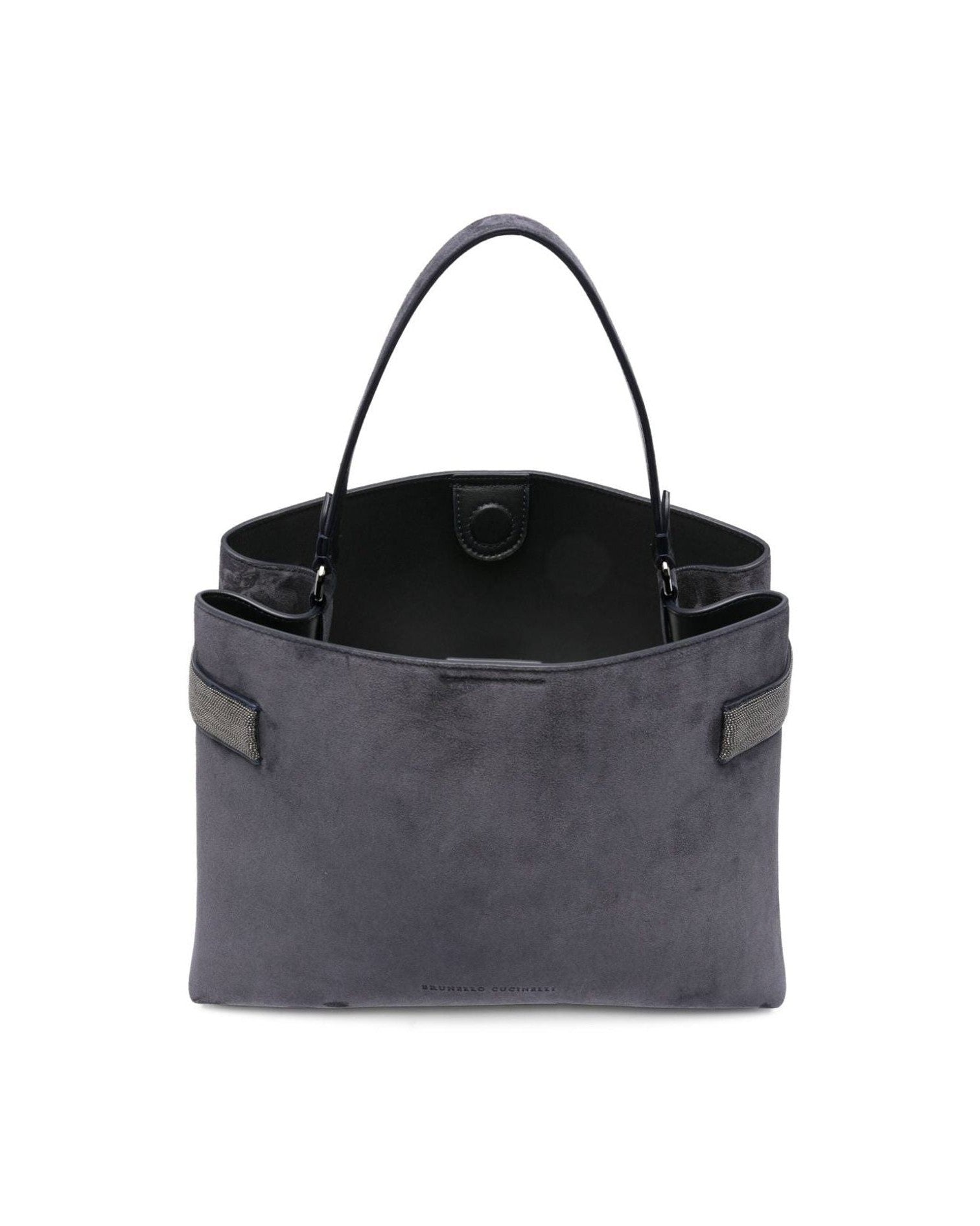 Brunello Cucinelli Suede Leather Handbag Glam Steals