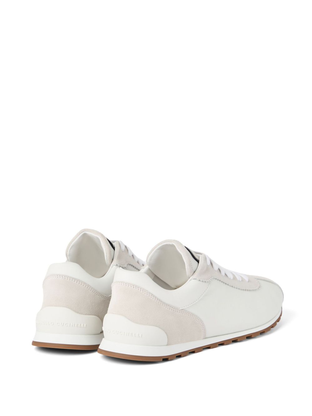 Brunello Cucinelli Suede and Calfskin Runners with Monili Glam Steals