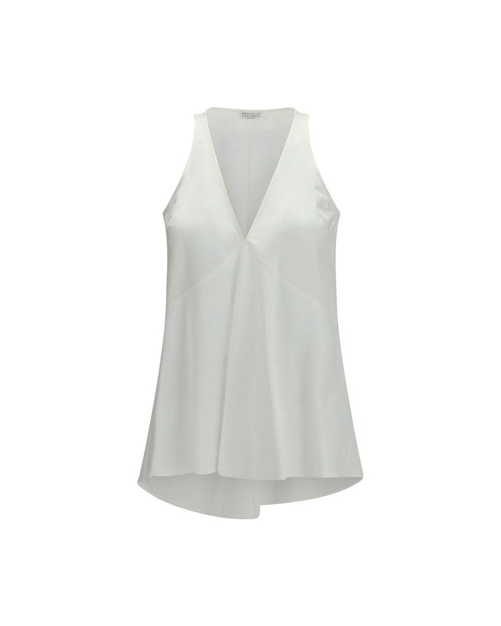 Brunello Cucinelli White Cotton Blouse Glam Steals