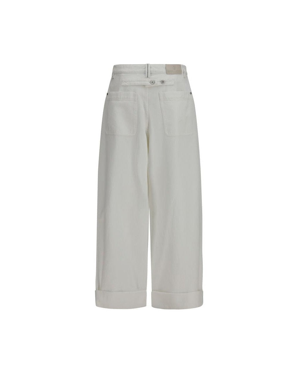 Brunello Cucinelli White Cotton Pant Glam Steals