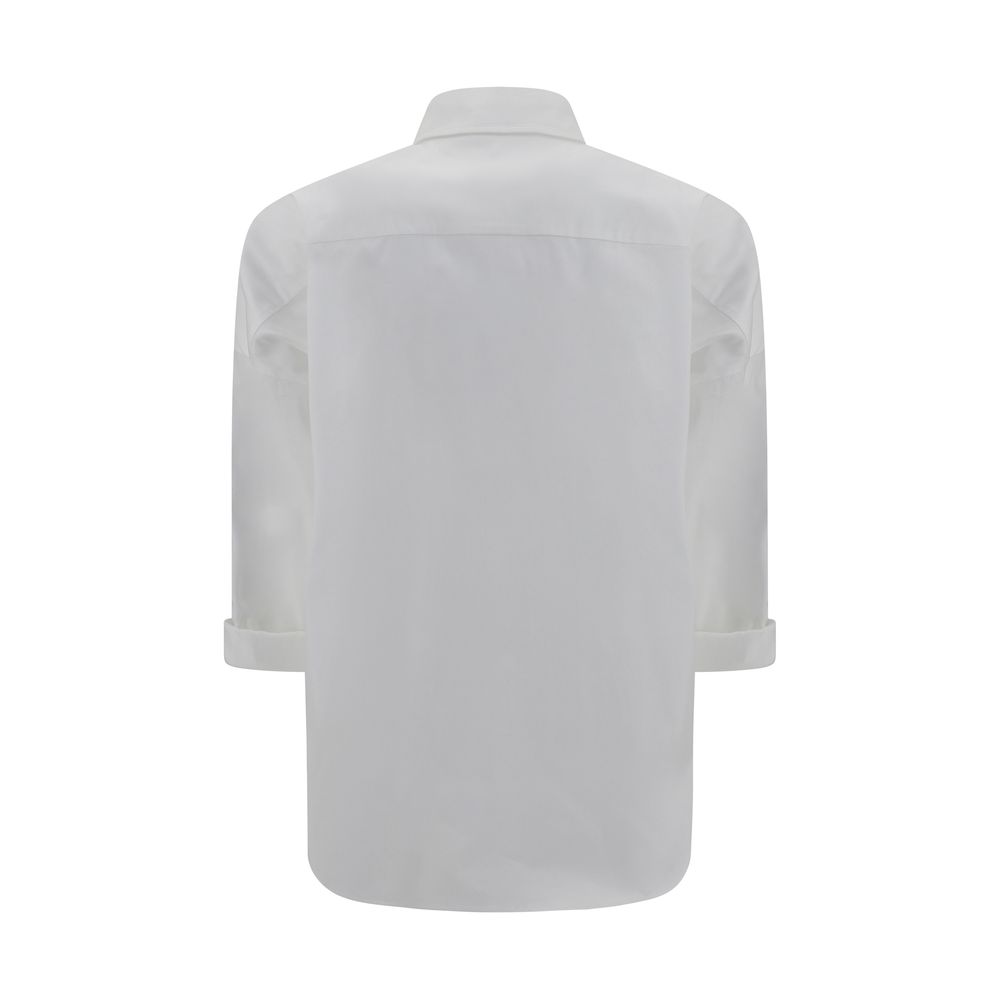 Brunello Cucinelli White Cotton Shirt Shirts