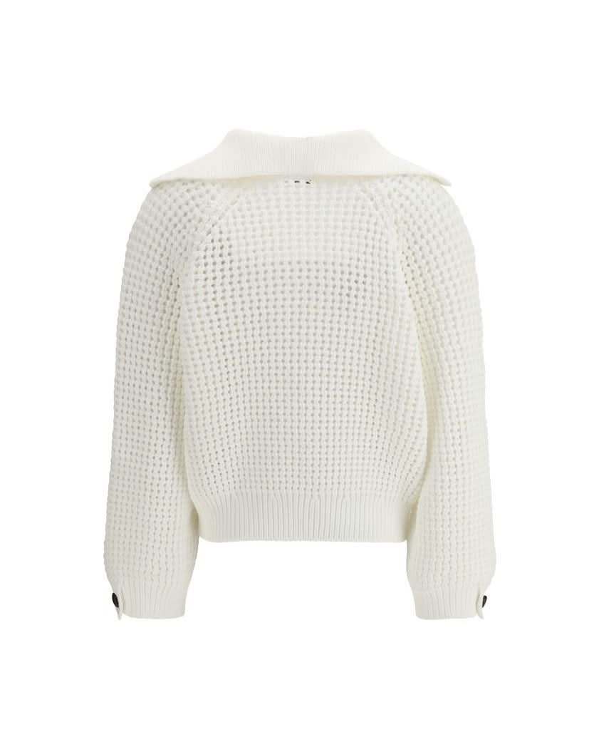Brunello Cucinelli White Cotton Sweatshirt