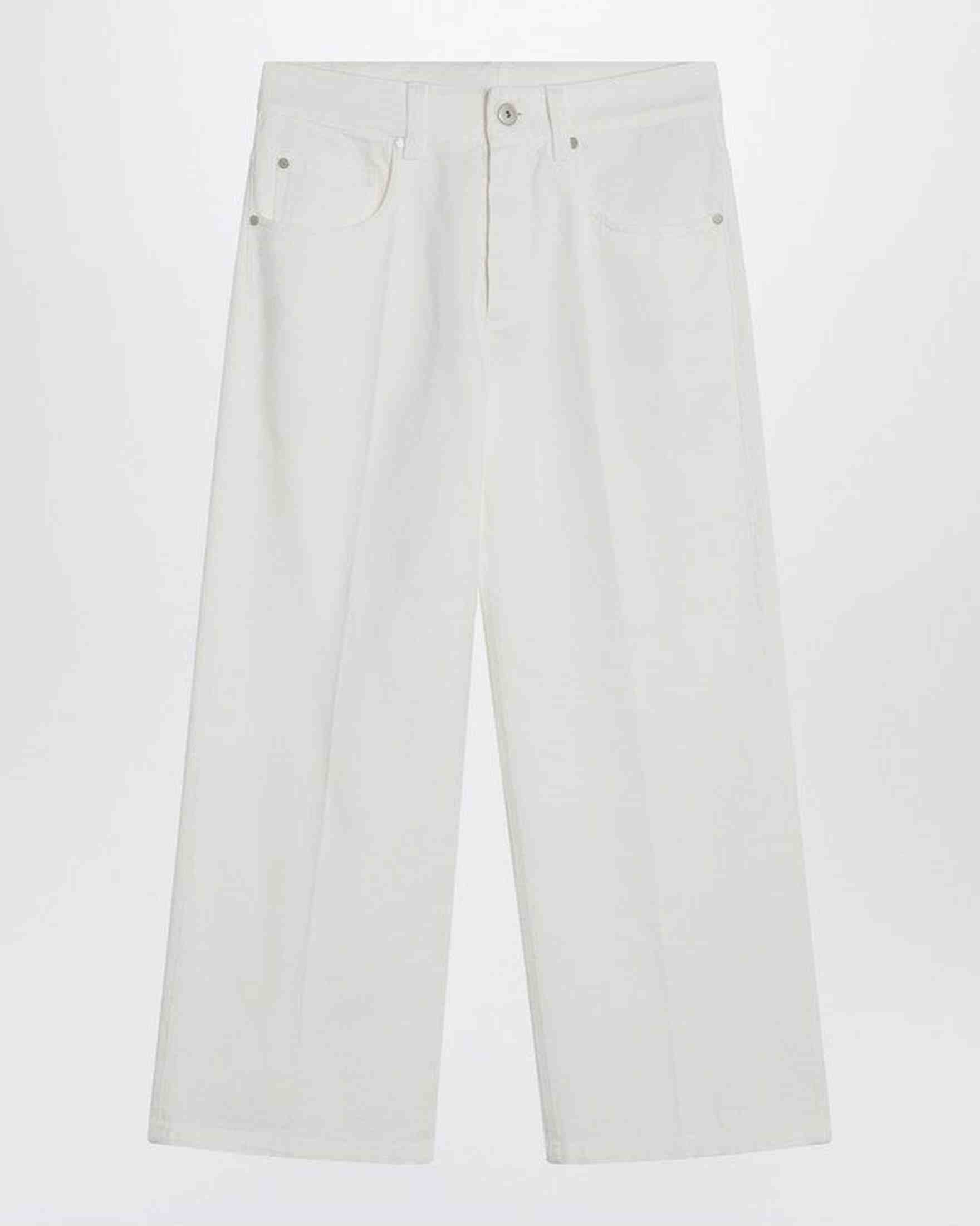 Brunello Cucinelli White Cotton Trouser Glam Steals