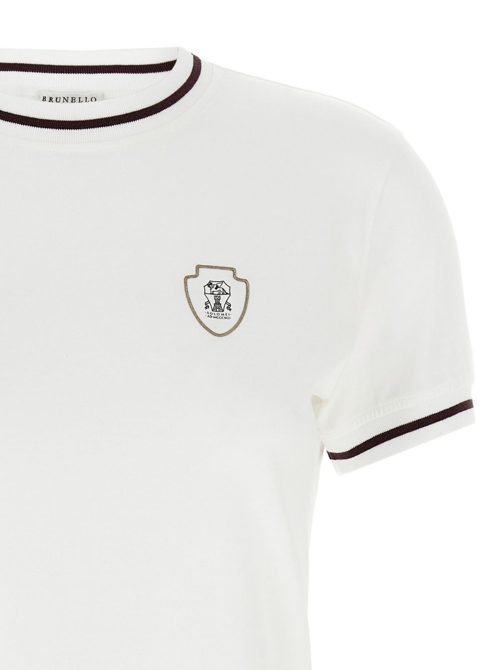Brunello Cucinelli White T-shirt Glam Steals
