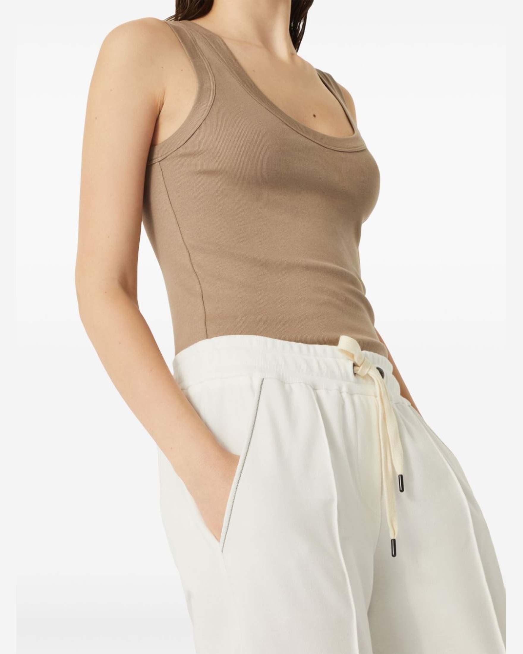 Brunello Cucinelli White Trouser Glam Steals