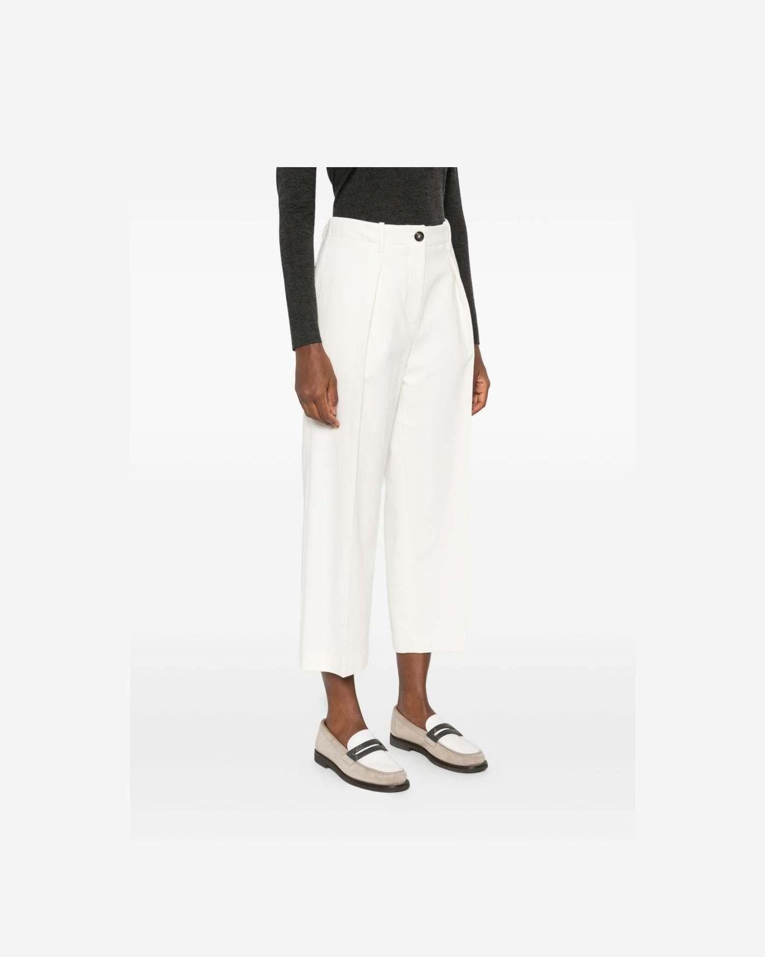 Brunello Cucinelli White Trouser Glam Steals