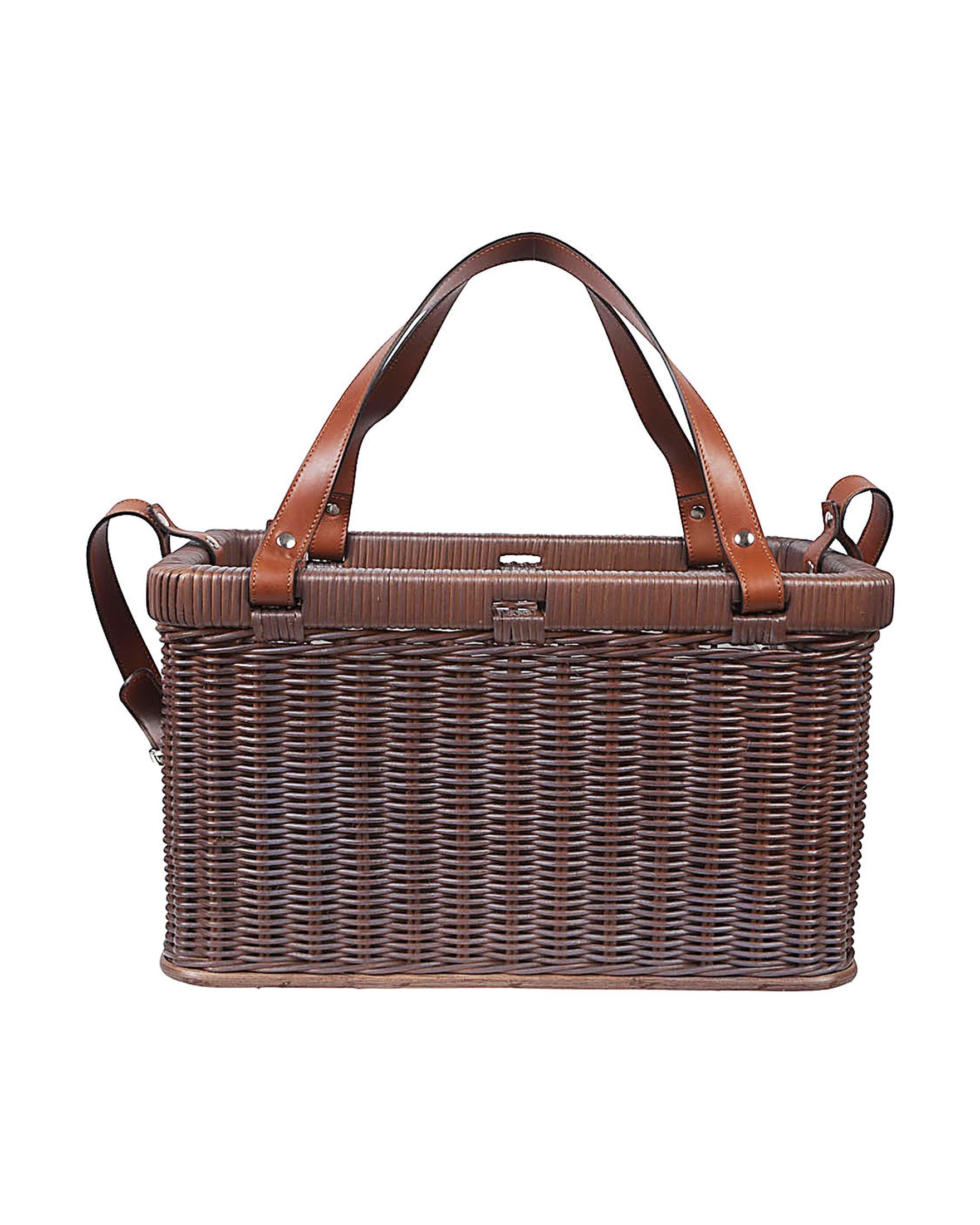 Brunello Cucinelli Wicker Basket Bag Glam Steals