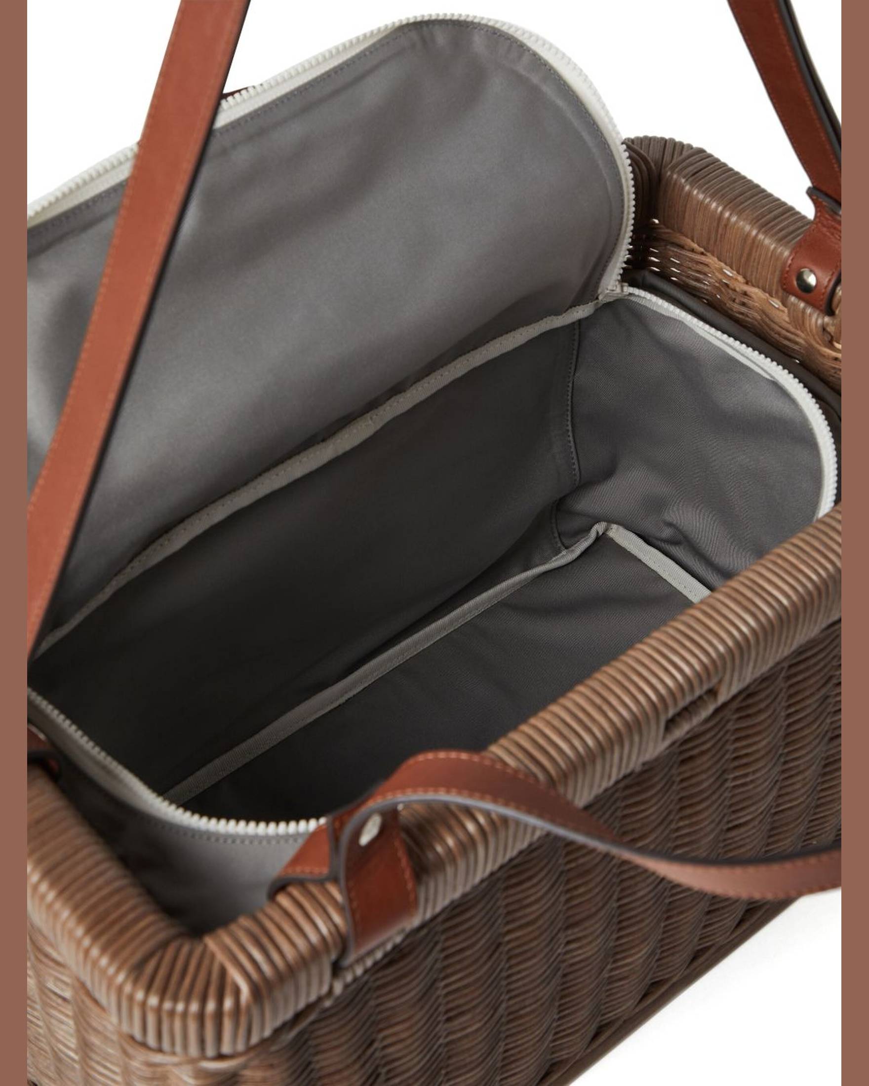 Brunello Cucinelli Wicker Basket Bag Glam Steals