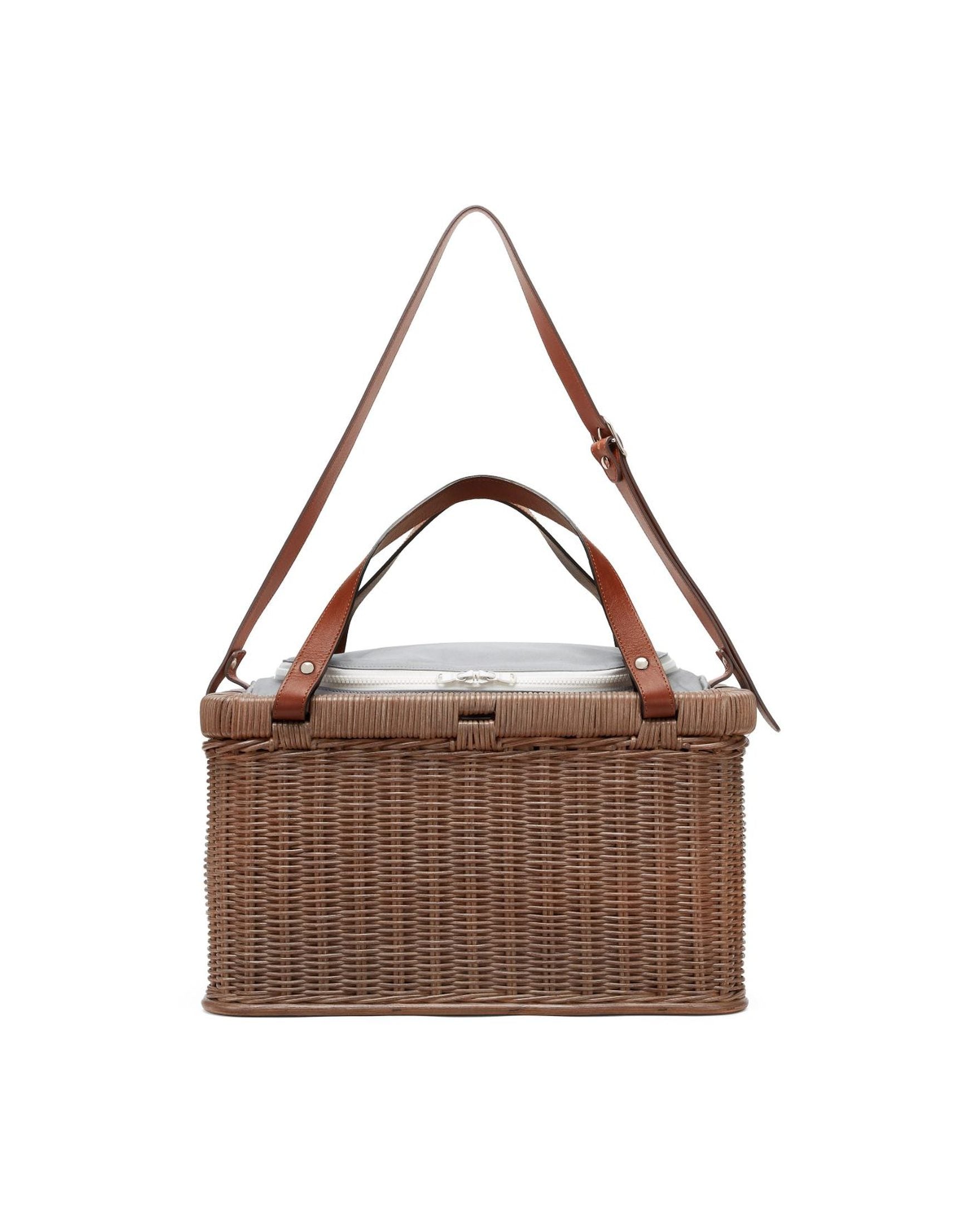 Brunello Cucinelli Wicker Basket Bag Glam Steals