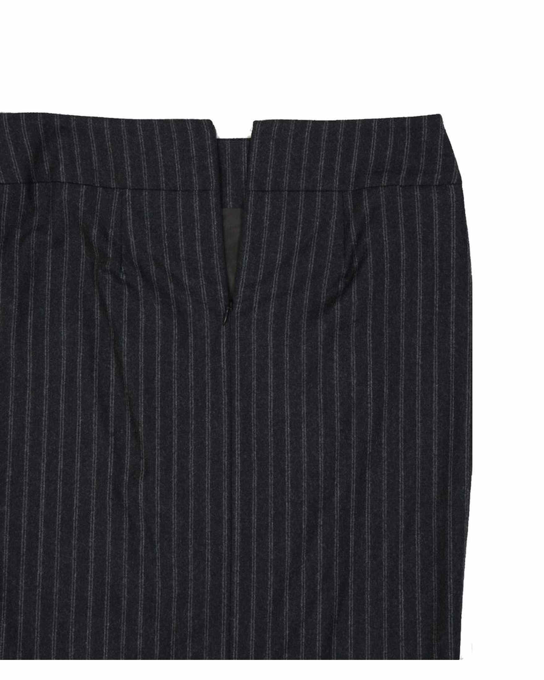 Brunello Cucinelli Wool Striped Skirt Glam Steals
