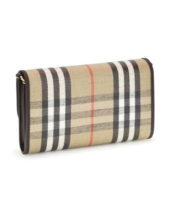 Burberry Beige Cotton Clutch Bag Glam Steals